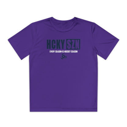 Every Season is HCKY SZN Youth Competitor Tee (Navy Logo) - Various Colors