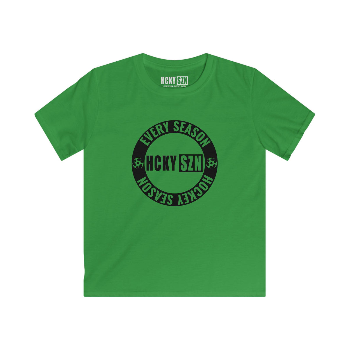 Youth Circle SZN Softstyle Tee (Black Logo) - Various Colors