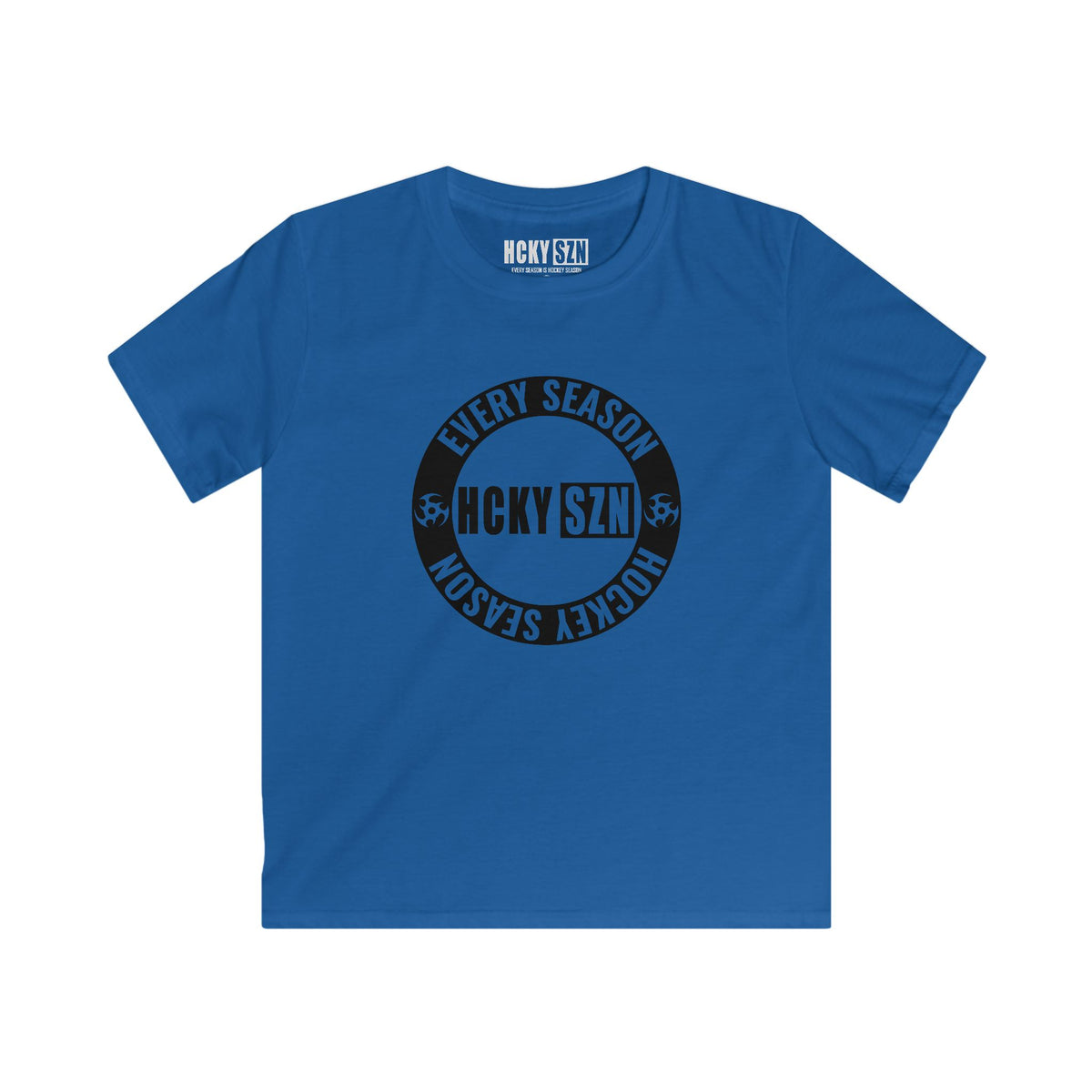 Youth Circle SZN Softstyle Tee (Black Logo) - Various Colors