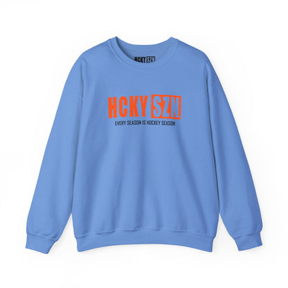 HCKY SZN Crewneck Sweatshirt (Orange Logo) - Various Colors