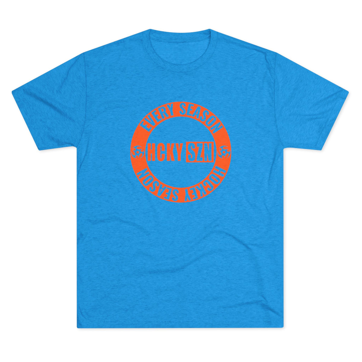 HCKY SZN Circle Logo TriBlend Tee Shirt (Orange) -Various Colors