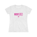 Women’s Hockey Vibe Triblend Tee (Hot Pink Logo)