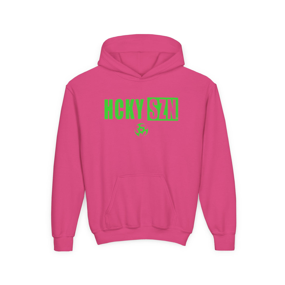 Youth HCKY SZN (Lime Logo) Hooded Sweatshirt - Various Colors