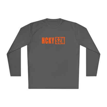 HCKY SZN Performance Long Sleeve Tee (Orange Logo) - Various Colors