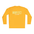 HCKYSZN (All Gas) Long Sleeve Adult Performance Tee - Gold/Sunflower/White