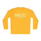 HCKYSZN (All Gas) Long Sleeve Adult Performance Tee - Gold/Sunflower/White