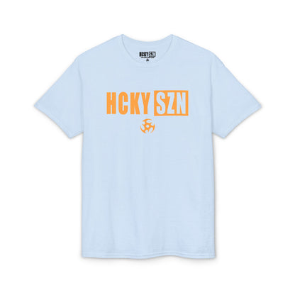 HCKY SZN Simple Star DryBlend Tee Shirt (Mango Logo) - Various Colors