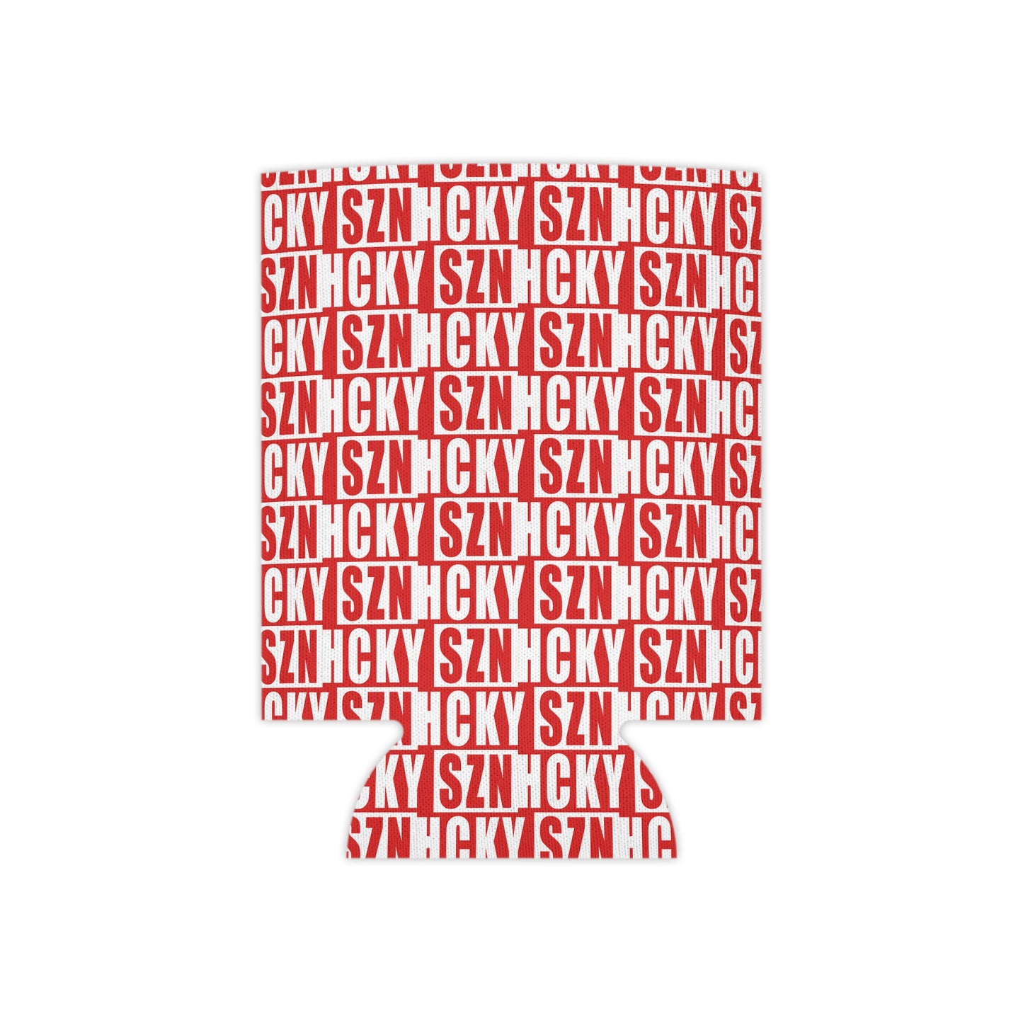 HCKY SZN AOP Can Cooler - Red