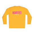 HCKYSZN (All Gas) Long Sleeve Adult Performance Tee - Gold/Hot Pink/White