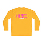 HCKYSZN (All Gas) Long Sleeve Adult Performance Tee - Gold/Hot Pink/White