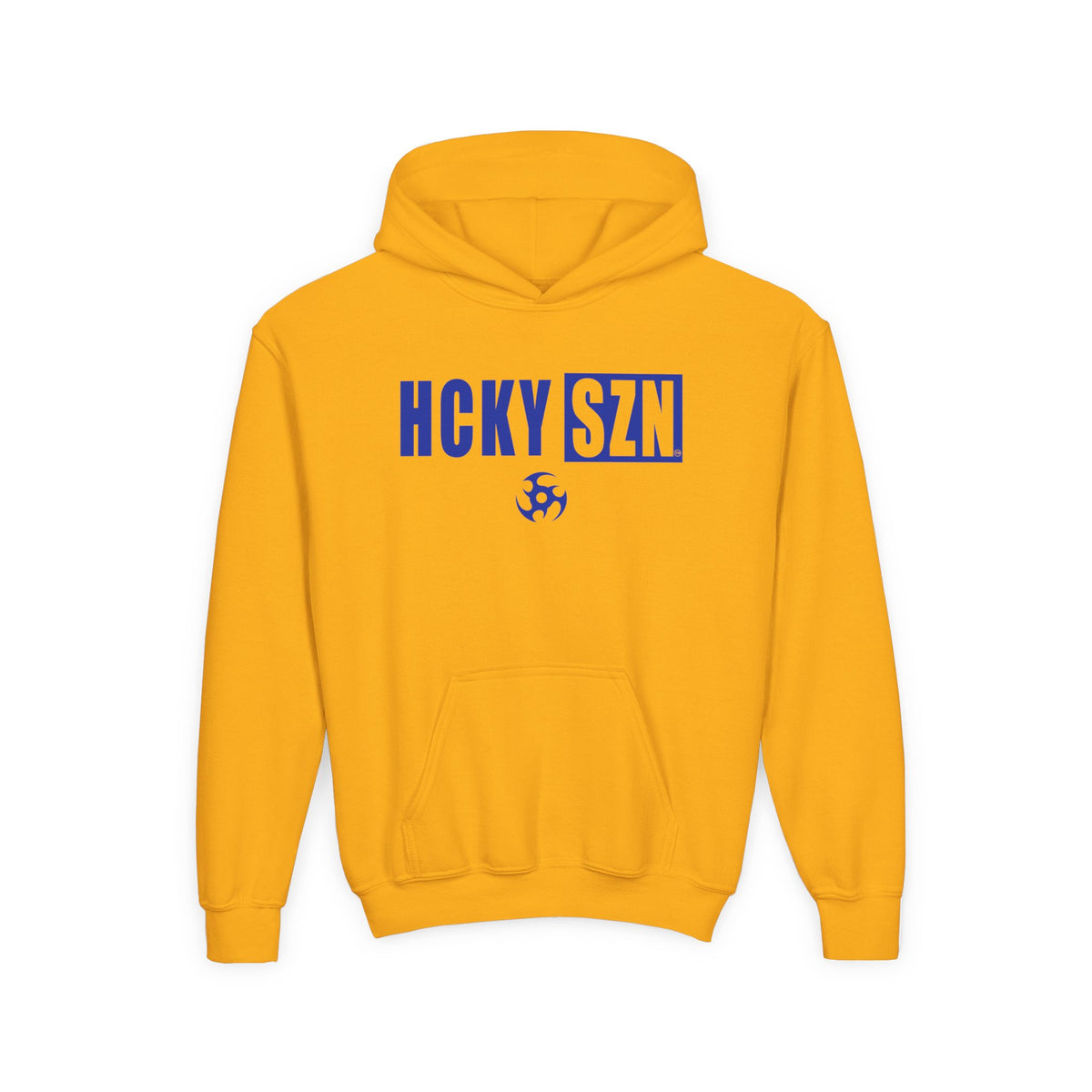 Youth HCKY SZN (Royal Blue Logo) Hooded Sweatshirt - Various Colors
