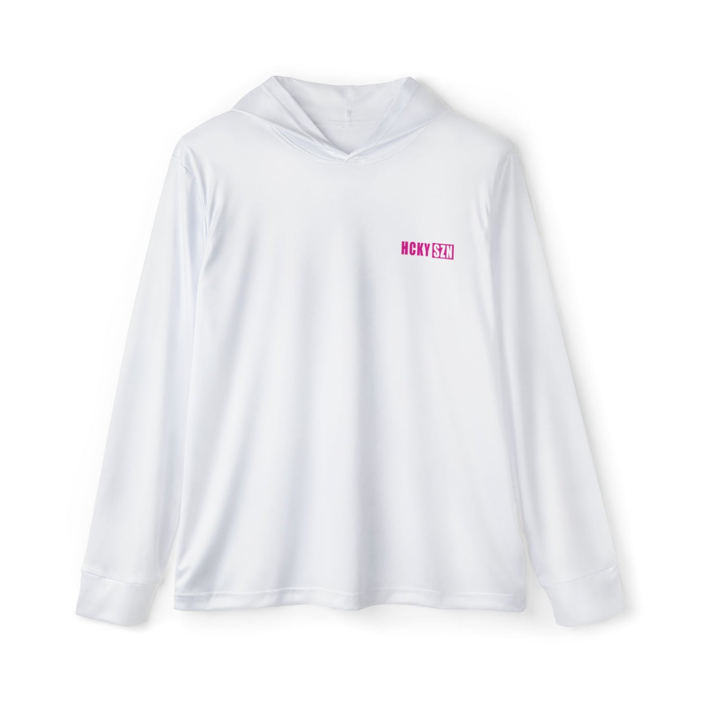 HCKY SZN Signature Performance Warmup Hoodie (White/Hot Pink)