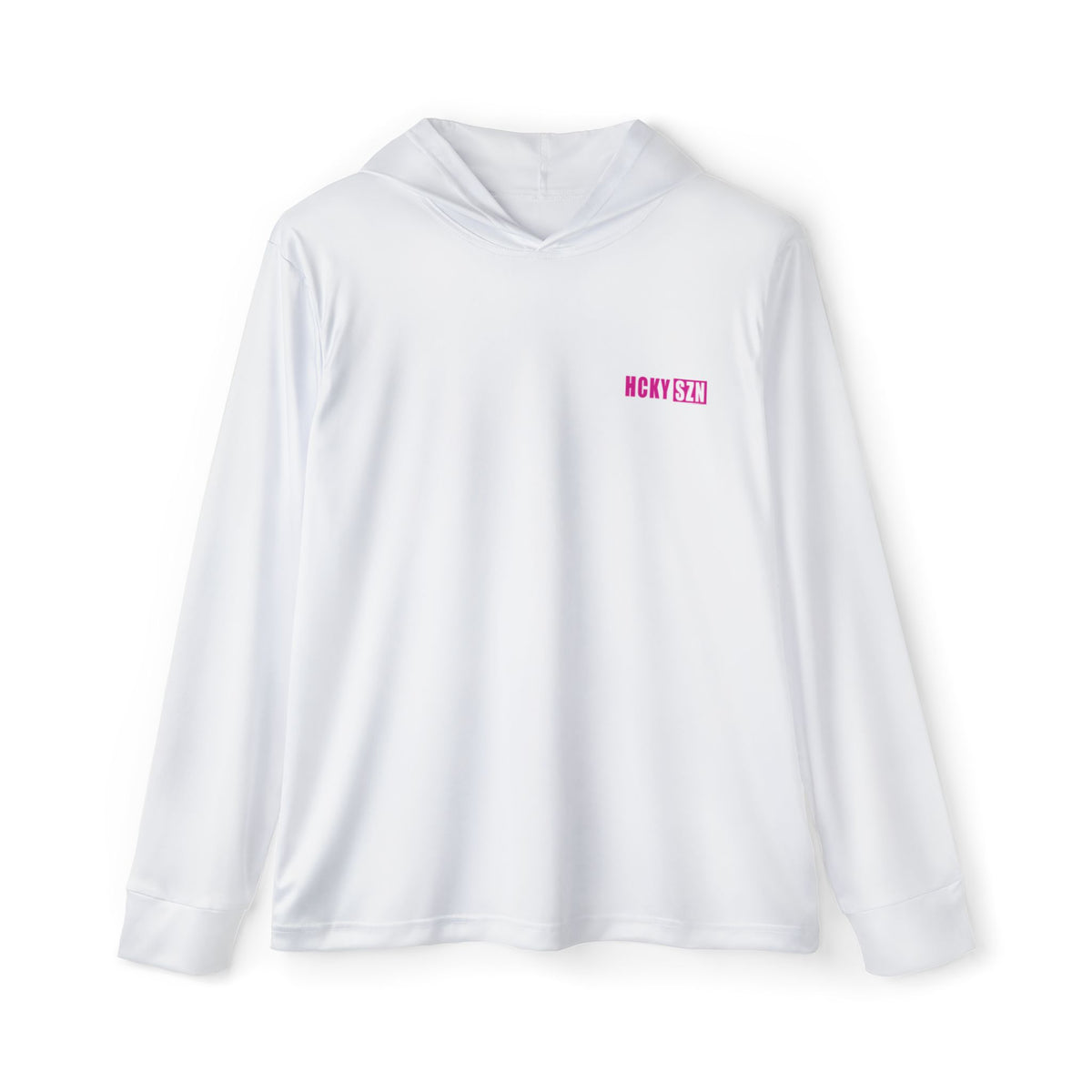 HCKY SZN Signature Performance Warmup Hoodie (White/Hot Pink)