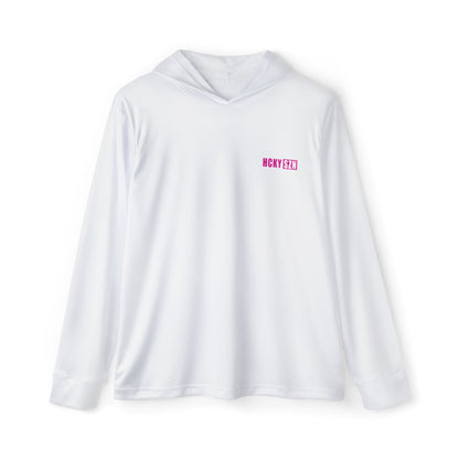 HCKY SZN Signature Performance Warmup Hoodie (White/Hot Pink)