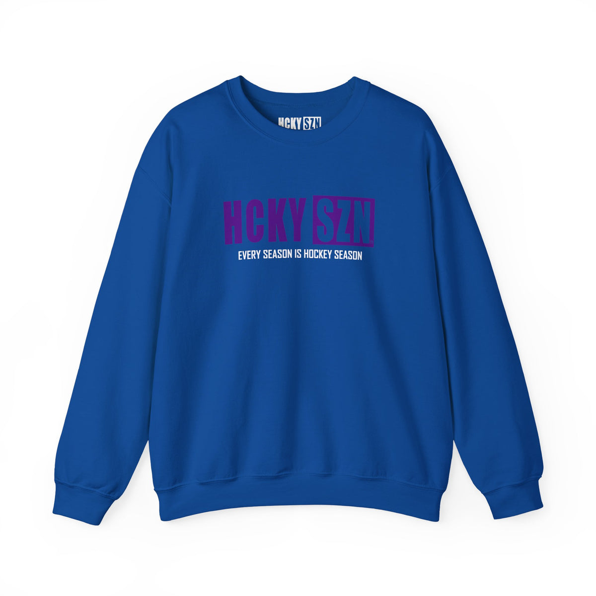HCKY SZN Crewneck Sweatshirt (Purple Logo) - Various Colors