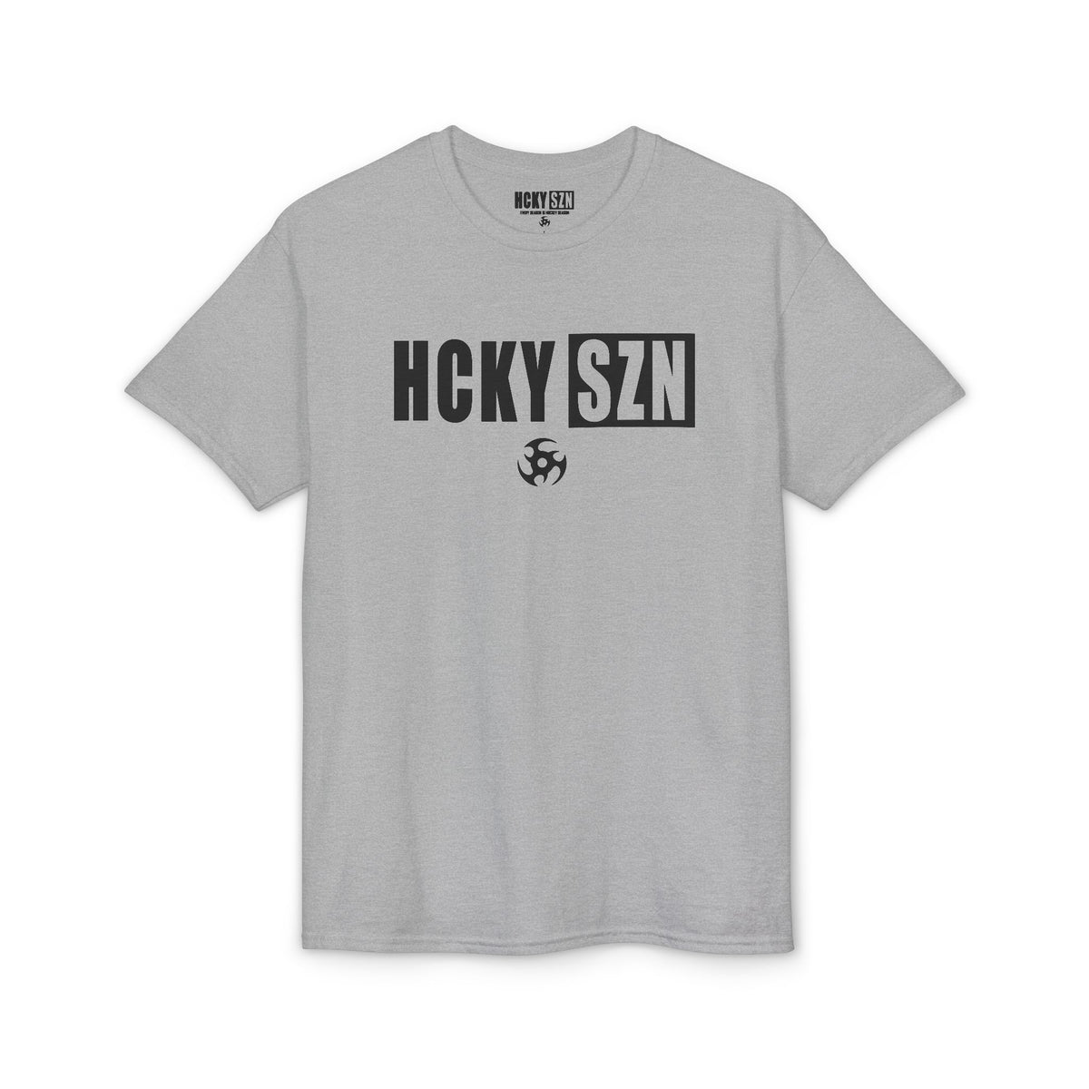 HCKY SZN Simple Star Logo DryBlend Tee Shirt (Black Logo) - Various Colors