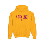 Youth HCKY SZN (Raspberry Logo) Hooded Sweatshirt - Various Colors