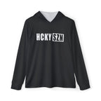 HCKY SZN Big Logo Performance Warmup Hoodie (Black/White)