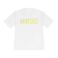 HCKYSZN (Flagship Logo) Adult Performance Tee - White/Sunflower
