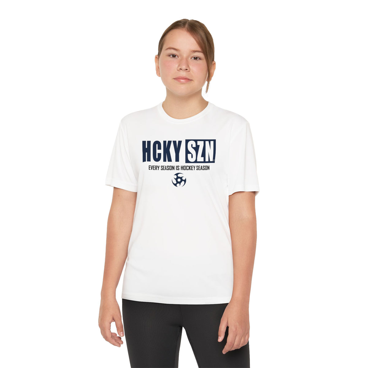 Every Season is HCKY SZN Youth Competitor Tee (Navy Logo) - Various Colors