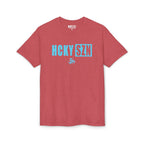 HCKY SZN Simple Star DryBlend Tee Shirt (Sky Blue Logo) - Various Colors