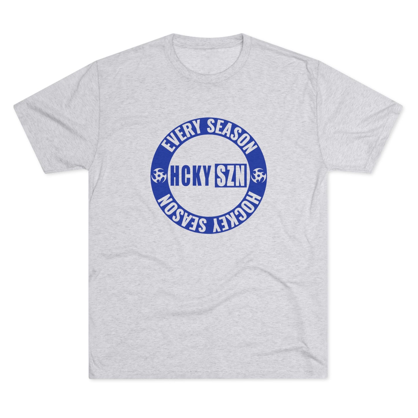 HCKY SZN Circle Logo TriBlend Tee Shirt (Royal Blue) - Various Colors