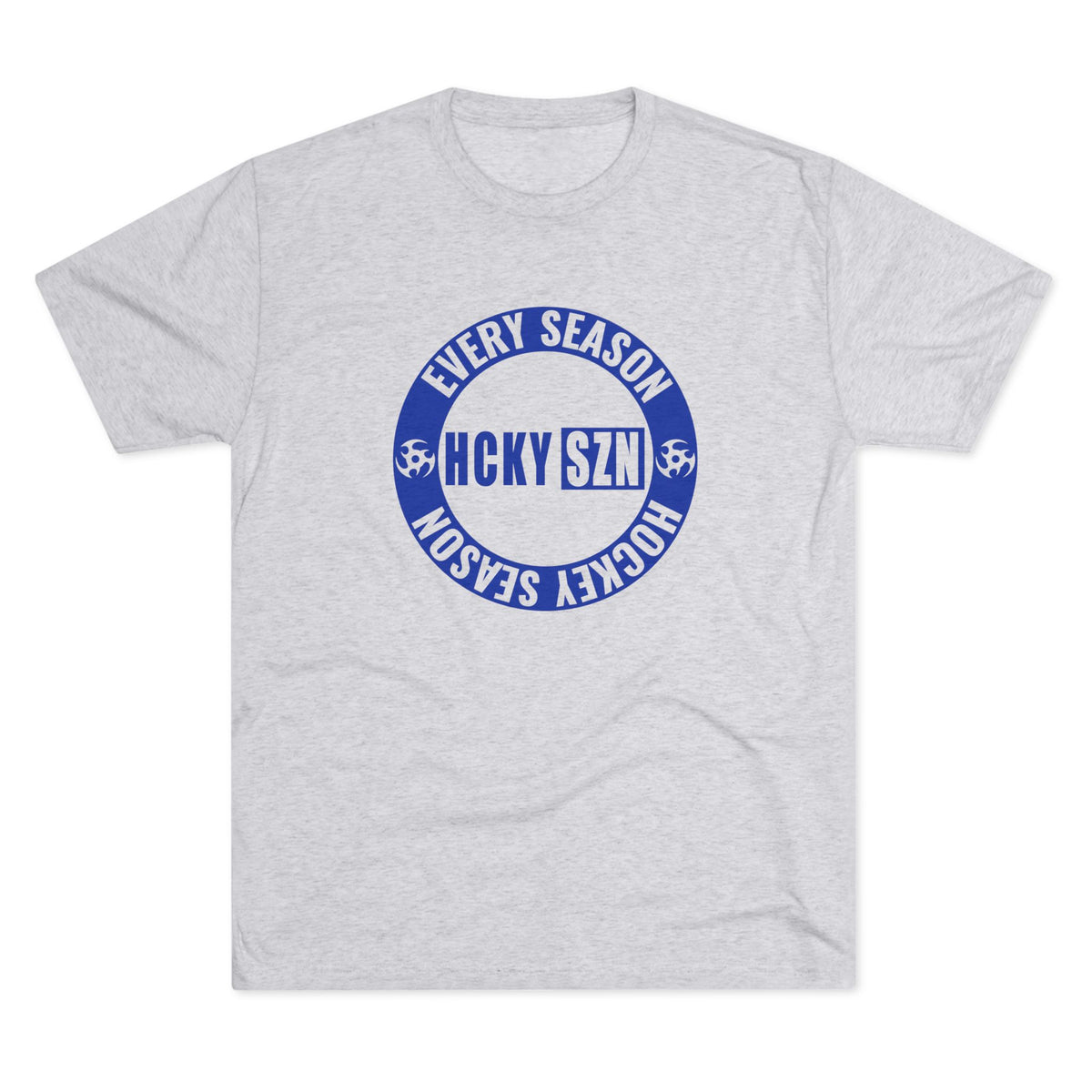 HCKY SZN Circle Logo TriBlend Tee Shirt (Royal Blue) - Various Colors