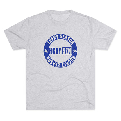 HCKY SZN Circle Logo TriBlend Tee Shirt (Royal Blue) - Various Colors