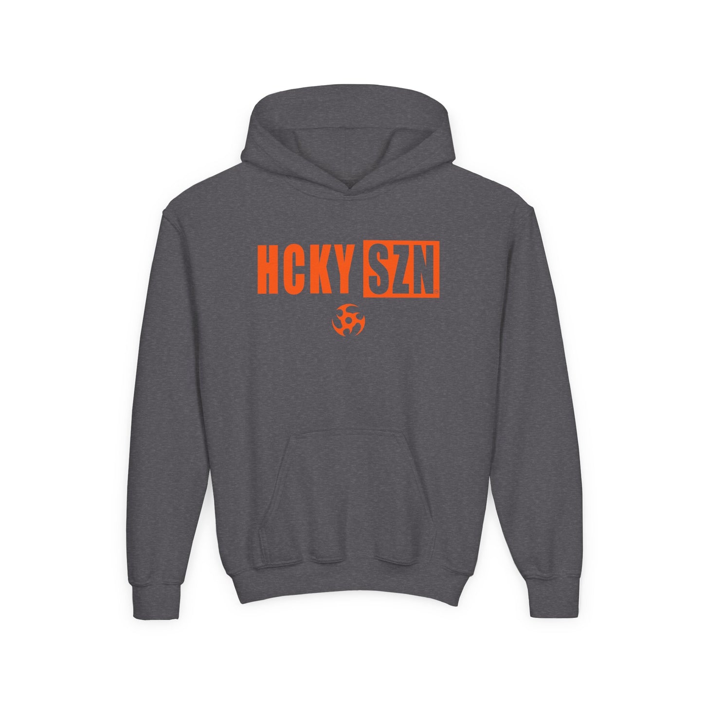 Youth HCKY SZN (Orange Logo) Hooded Sweatshirt - Various Colors