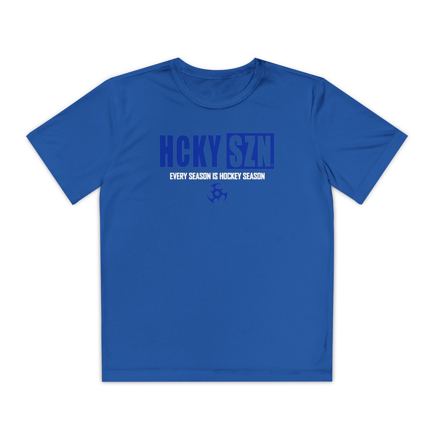 Every Season is HCKYSZN Youth Competitor Tee (Royal Blue Logo) - Various Colors