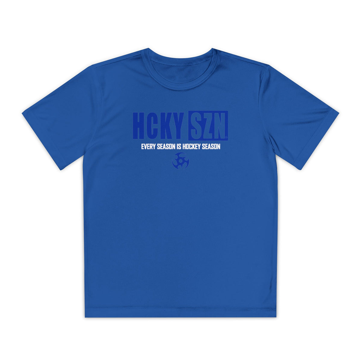 Every Season is HCKYSZN Youth Competitor Tee (Royal Blue Logo) - Various Colors