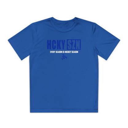 Every Season is HCKYSZN Youth Competitor Tee (Royal Blue Logo) - Various Colors