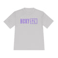 HCKYSZN (Flagship Logo) Adult Performance Tee - Silver/Lavender