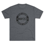 HCKY SZN Circle Logo TriBlend Tee Shirt (Black) - Various Colors