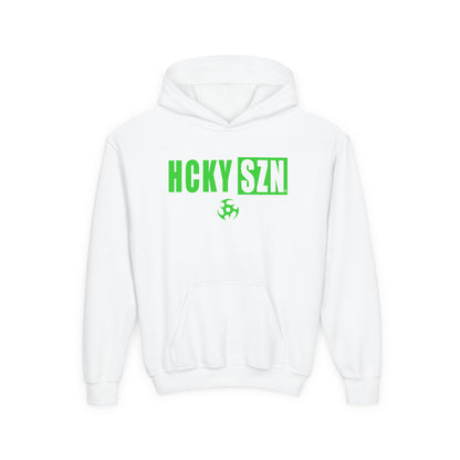 Youth HCKY SZN (Lime Logo) Hooded Sweatshirt - Various Colors