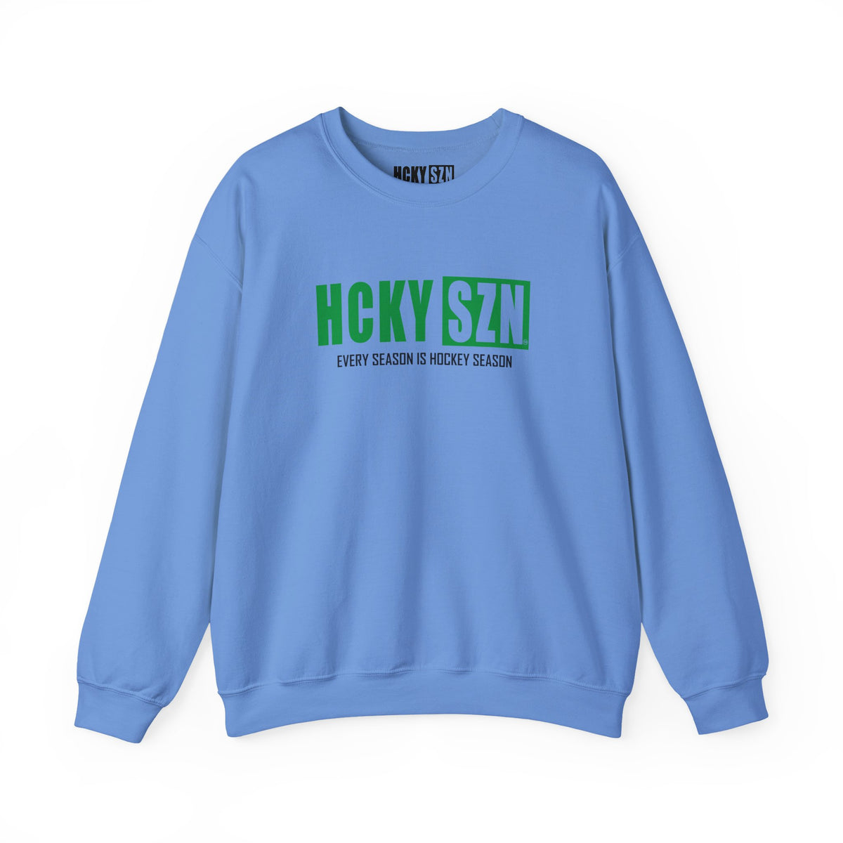 HCKY SZN Crewneck Sweatshirt (Green Logo) - Various Colors