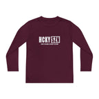 Every Season is HCKYSZN Youth Performance Long Sleeve Tee - White Logo
