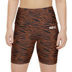 HKY SZN High Waisted Workout Shorts (Tiger Stripe)