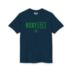 HCKY SZN Simple Star DryBlend Tee Shirt (Green Logo) - Various Colors