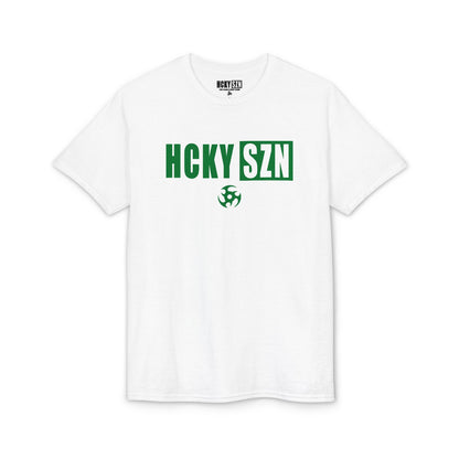 HCKY SZN Simple Star DryBlend Tee Shirt (Green Logo) - Various Colors