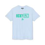 HCKY SZN Simple Star DryBlend Tee Shirt (Seafoam Logo) - Various Colors