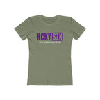 Every Season Is Hockey Season Women's Boyfriend Tee (Purple Logo) - Various Colors