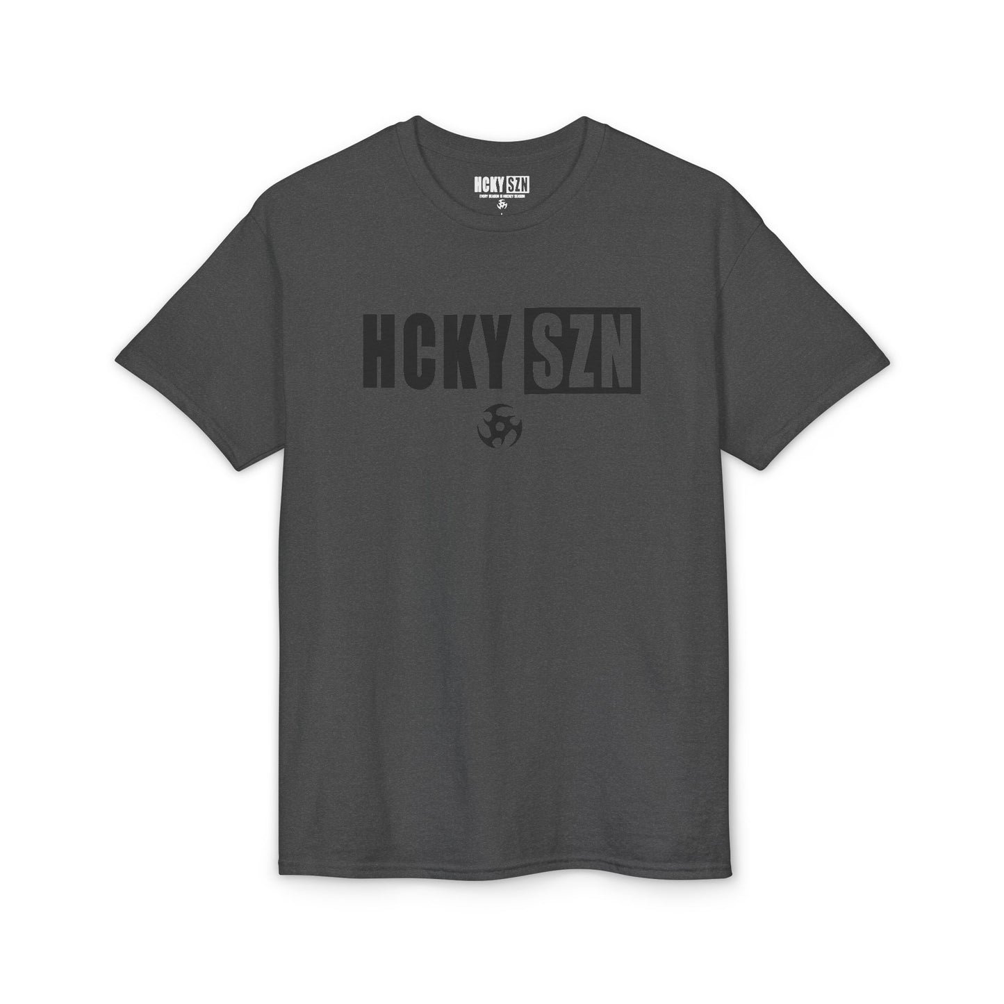 HCKY SZN Simple Star Logo DryBlend Tee Shirt (Black Logo) - Various Colors
