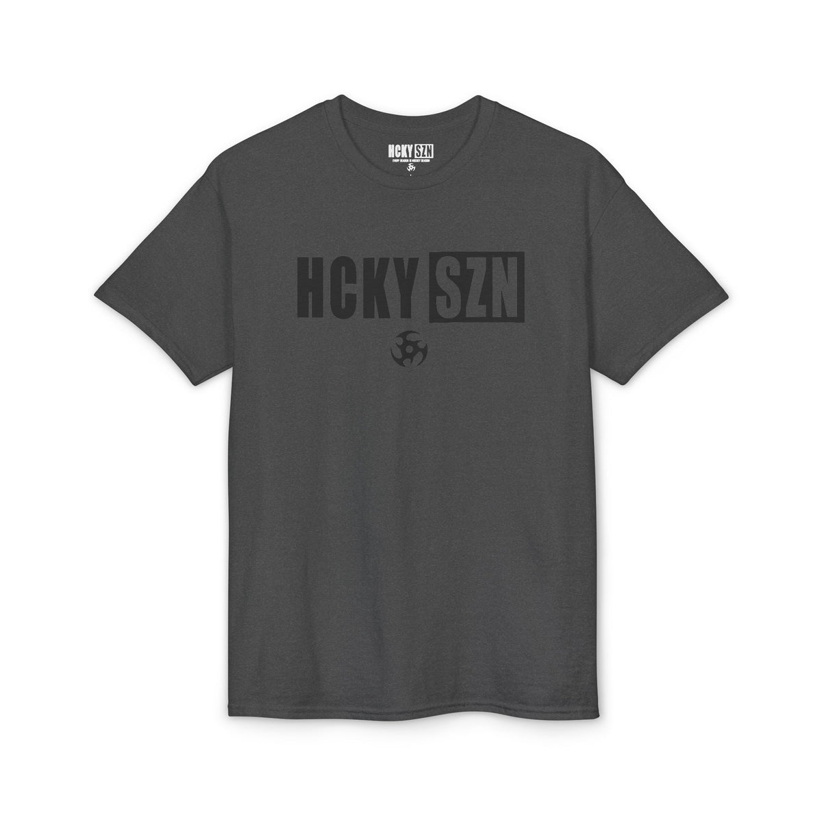 HCKY SZN Simple Star Logo DryBlend Tee Shirt (Black Logo) - Various Colors