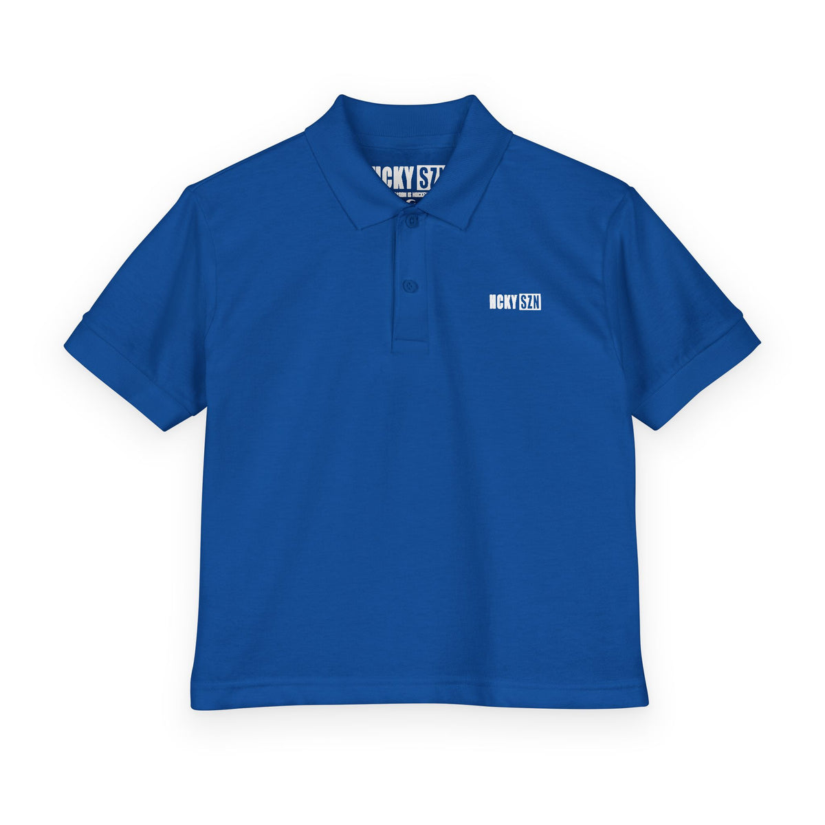 Youth HCKY SZN DryBlend Polo Shirt (Royal)