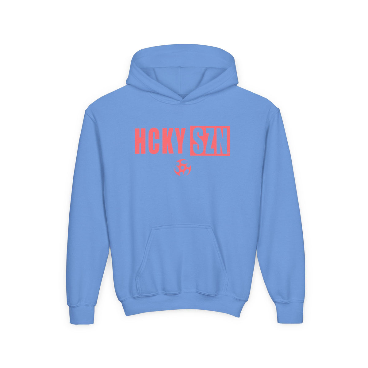 Youth HCKY SZN (Peach Logo) Hooded Sweatshirt - Various Colors