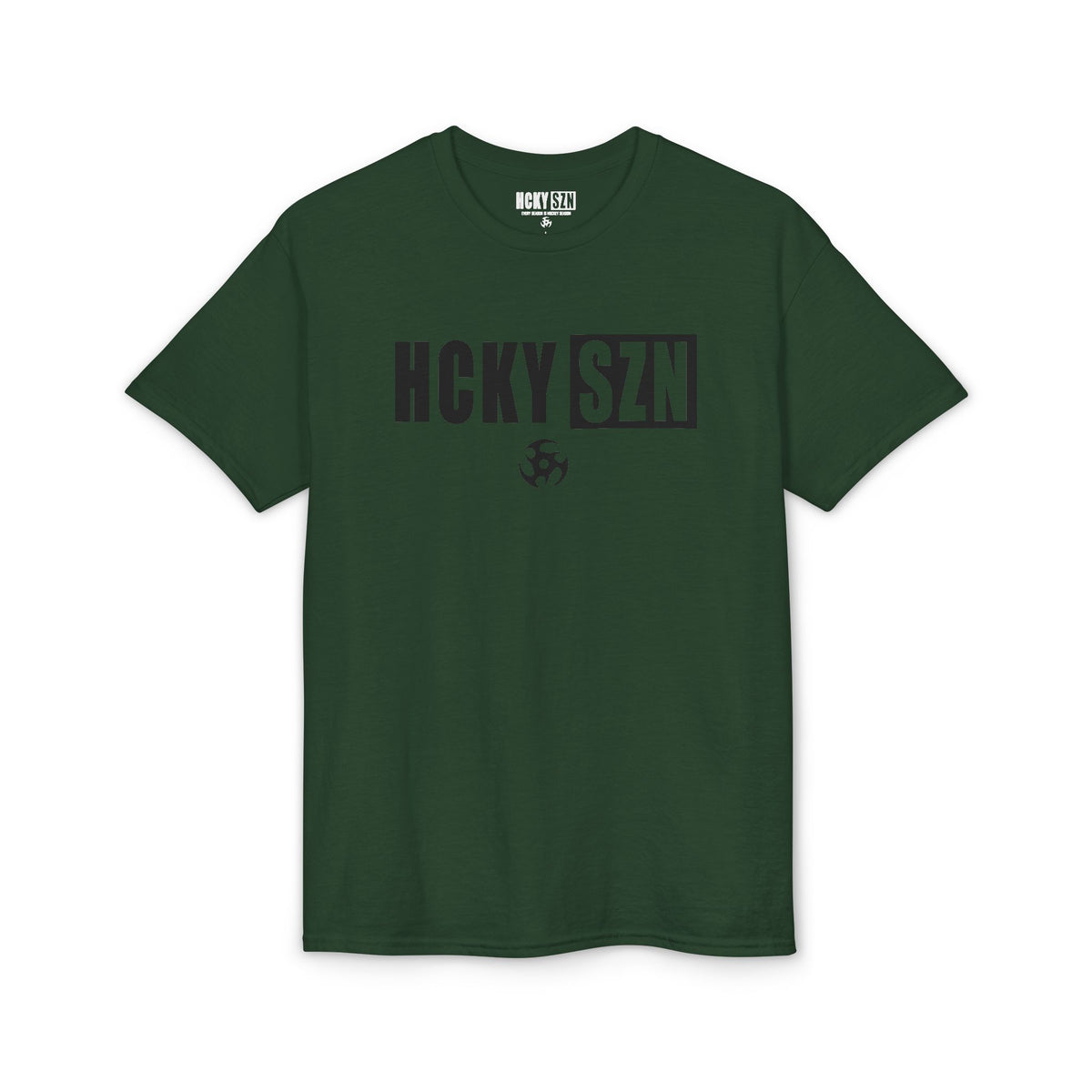 HCKY SZN Simple Star Logo DryBlend Tee Shirt (Black Logo) - Various Colors