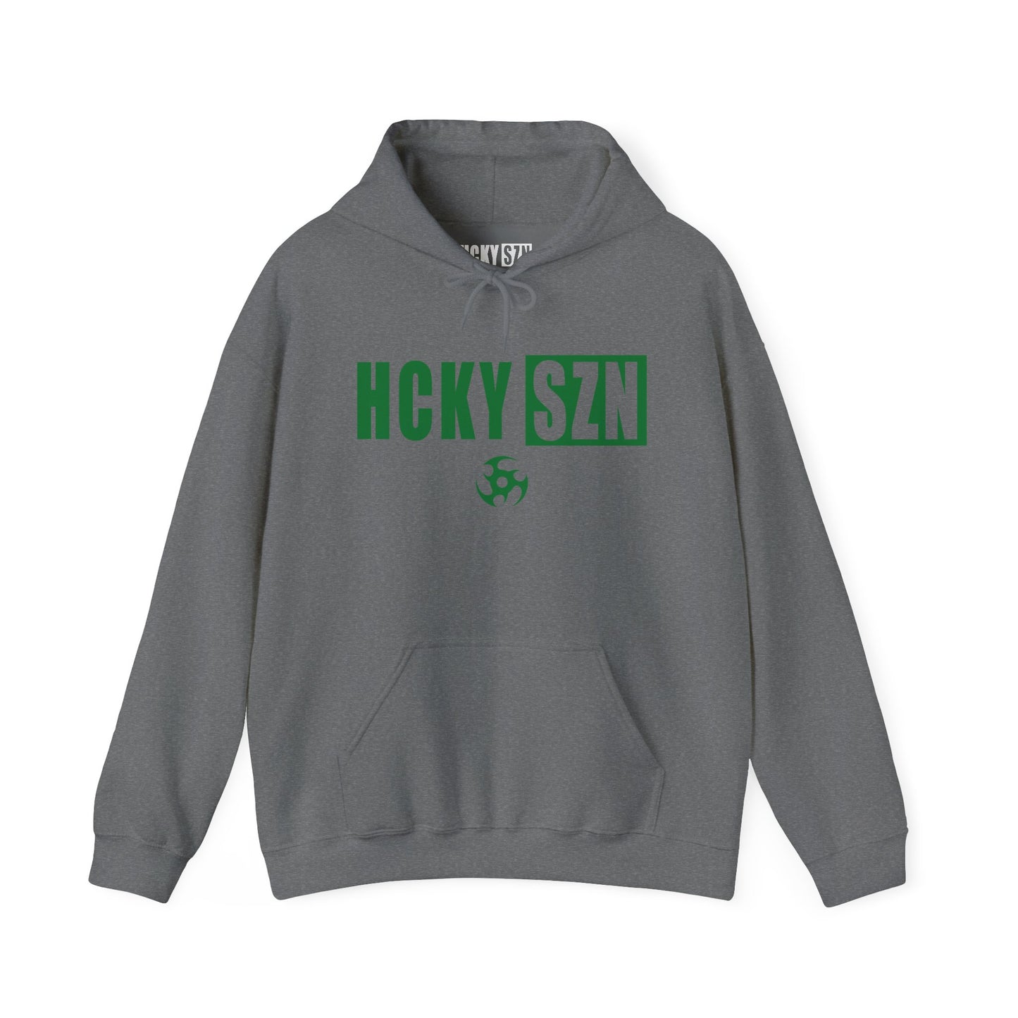 HCKY SZN (Green Logo) Hooded Sweatshirt - Various Colors