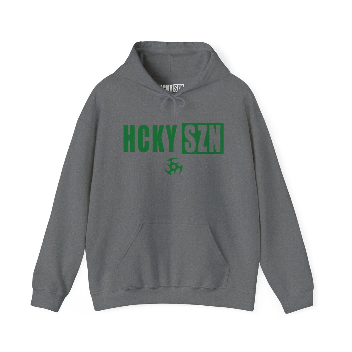 HCKY SZN (Green Logo) Hooded Sweatshirt - Various Colors
