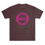 HCKY SZN Circle Logo TriBlend Tee Shirt (Hot Pink) - Various Colors
